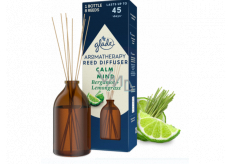 Glade Aromatherapy Reed Diffuser Calm Mind Bergamot + Lemongrass osvěžovač vzduchu vonné tyčinky 80 ml