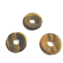 Tygří oko Donut přírodní kámen 30 mm, kámen slunce a země, kámen slunce a země, přináší štěstí a bohatství