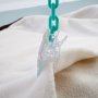 Baby Farlin Pacifier Clip řetízek na šidítko Sovička modrá pro děti 0+ měsíců
