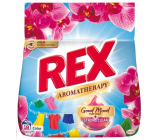 Rex Aromatherapy Color Orchid prášek na praní barevného prádla 18 dávek 0,99 kg