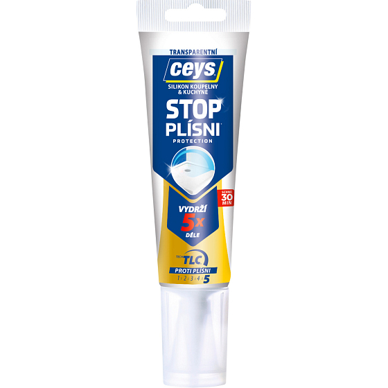 Ceys Stop Plísni sanitární silikon, transparentní, tuba 125 ml