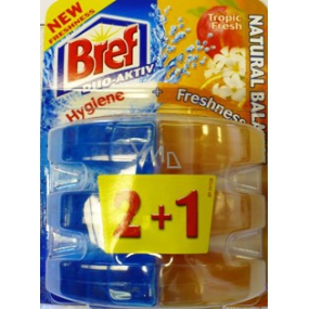 Bref Duo Aktiv Extra Clean & Fresh Tropic WC gel náhradní náplň 3 x 60 ml g