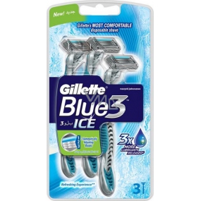 Gillette Blue 3 Ice holítka 3břité pro muže 3 kusy
