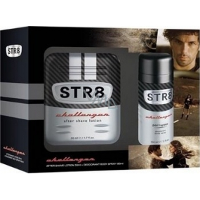 Str8 Challenger voda po holení 100 ml + deodorant sprej 150 ml, kosmetická sada