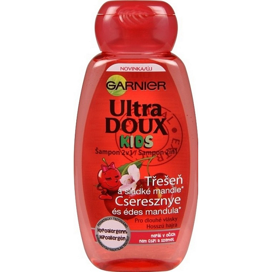 Garnier Naturals Kids Třešeň a sladké mandle šampon pro děti 250 ml