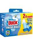 Duck Fresh Discs Mořská vůně WC gel pro hygienickou čistotu a svěžest Vaší toalety náhradní níplň 2x36 ml
