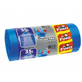 Fino Easy Pack Sáčky do odpadkového koše, 15 µm, 35 litrů, 50 x 56 cm,30 kusů