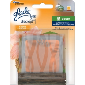Glade Exotic Fruits Discreet Decor osvěžovač vzduchu sklo 8 g