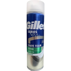 Gillette Series Sensitive pěna na holení pro muže 250 ml