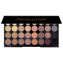 Makeup Revolution Ultra Eyeshadows paletka 32 očních stínů Flawless Matte 16 g