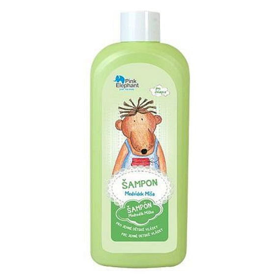 Pink Elephant Medvídek Miško šampon na vlasy pro děti 500 ml
