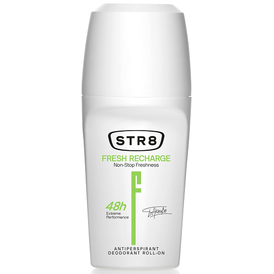 Str8 Fresh Recharge kuličkový antiperspirant deodorant roll-on pro muže 50 ml