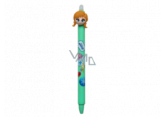 Colorino Gumovatelné pero Disney Emoji světle zelené, modrá náplň 0,5 mm