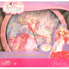 Mattel Barbie 12 Tančících princezen nástěnné hodiny 28 cm