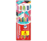 Colgate Twister Design Edition měkký zubní kartáček 4 kusy