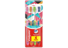 Colgate Twister Design Edition měkký zubní kartáček 4 kusy