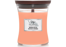 WoodWick Manuka Nectar - Nektar manuka vonná svíčka s dřevěným knotem a víčkem sklo střední 275 g