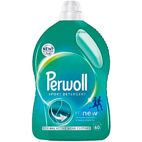 Perwoll prací gel Renew Sport sportovní prádlo, 60 praní, 3000 ml