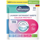 Dr. Beckmann Magic Leaves Color prací ubrousky na barevné prádlo 20 kusů