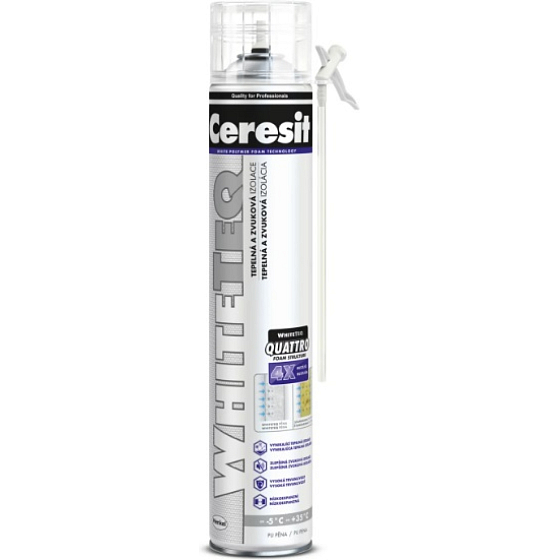 CERESIT WhiteTeq, trubičková pěna, 750 ml