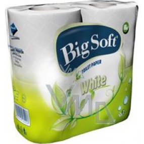 Big Soft White parfémovaný toaletní papír 2 vrstvý 200 útržků 4 kusy