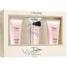 Lancome Trésor In Love parfémovaná voda pro ženy 30 ml + tělové mléko 50 ml + sprchový gel 50 ml, dárková sada