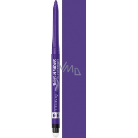 Rimmel London Exaggerate Smoke & Shine automatická voděodolná tužka na oči 003 Purple Craze 0,28 g