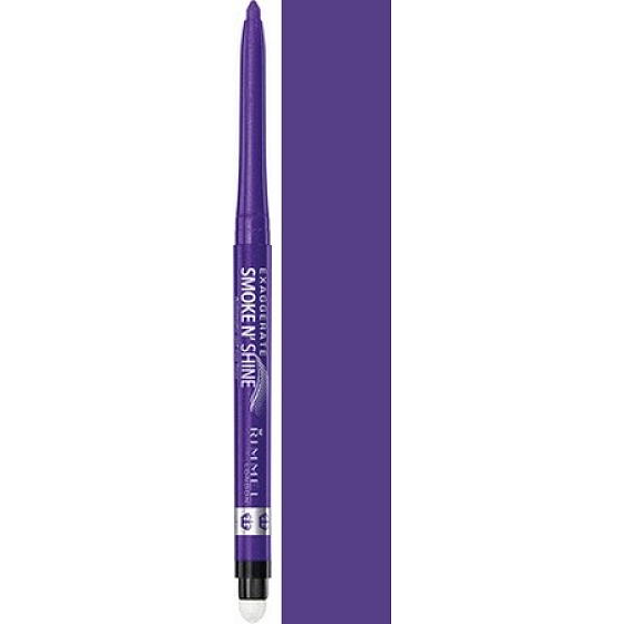 Rimmel London Exaggerate Smoke & Shine automatická voděodolná tužka na oči 003 Purple Craze 0,28 g