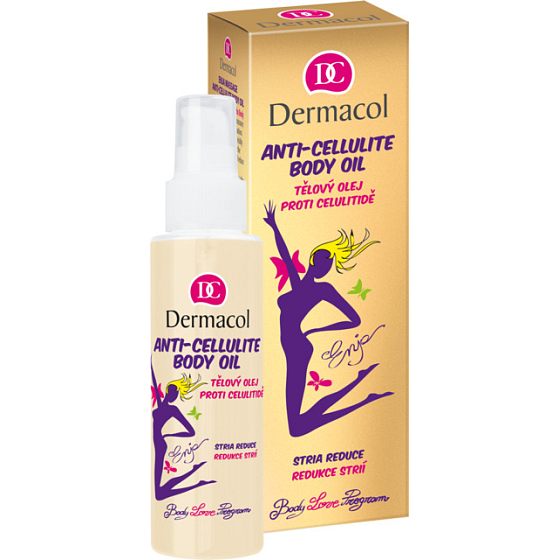 Dermacol Enja Anti-Cellulite & Anti-Stretch masážní tělový olej proti celulitidě a striím 100 ml