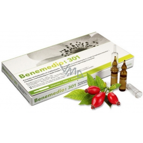 Benemedio 301 Omlazující sérum s Vitamínem C pro obličej a dekolt 10 ampulí 2ml