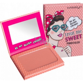 Misslyn Treat Me Sweet! Powder Blush tvářenka 48 Be My Blush Crush! 6 g