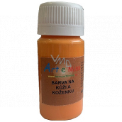Art e Miss Barva na kůži, koženku a podobné materiál 64 Oranžová 40 g