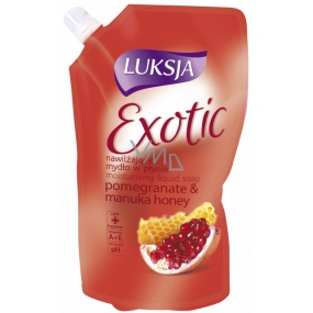 Luksja Exotic Pomegranate & Manuka Honey - Granátové jablko a med tekuté mýdlo náhradní náplň 400 ml