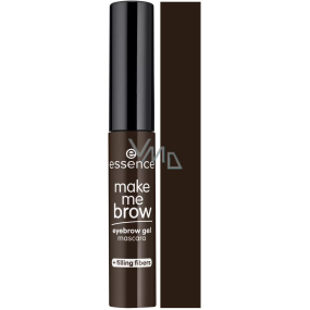 Essence Make Me Brow Eyebrow gelová řasenka na obočí 06 Ebony Brows 3,8 ml