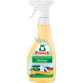 Frosch BIO Orange multifunkční čistič na lesklé povrchy s vůní pomeranče rozprašovač 500 ml