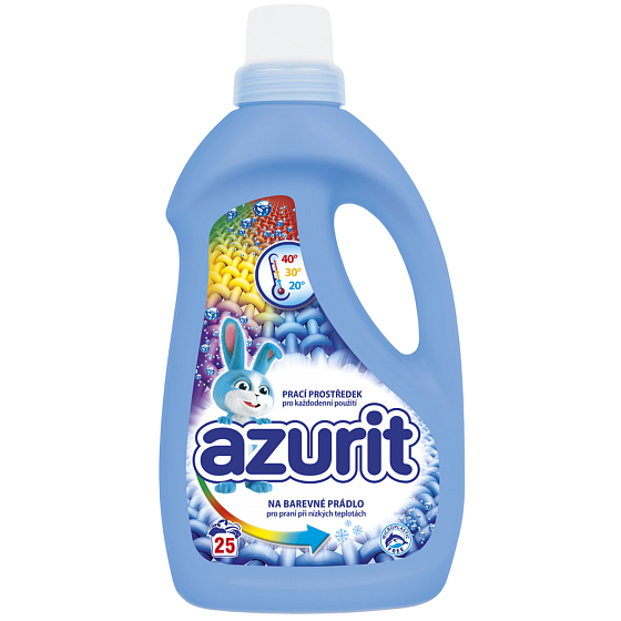 Azurit Univerzální tekutý prací prostředek na barevné prádlo pro praní při nízkých teplotách 25 dávek 1000 ml