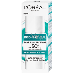 Loreal Paris Bright Reveal SPF 50+ denní fluid pro korekci tmavých skvrn 50 ml