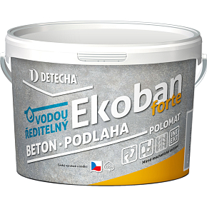 Detecha Ekoban Forte barva na dřevo i beton, šedá, 2,5 kg Detecha Ekoban Forte barva na dřevo i beton, šedá, 2,5 kg