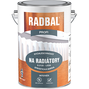 Radbal Profi S2120 speciální barva na radiátory, 1000 bílý, 4 l Radbal Profi S2120 speciální barva na radiátory, 1000 bílý, 4 l