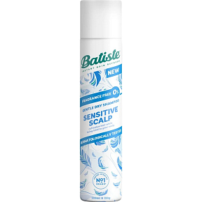 Batiste Sensitive Scalp suchý šampon na vlasy pro citlivou pokožku hlavy 200 ml