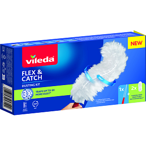 Vileda Flex & Catch prachovka s krátkou rukojetí
