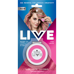 Schwarzkopf Live Paint It! smývatelná křída na vlasy Pink Crush 3,5 g Schwarzkopf Live Paint It! smývatelná křída na vlasy Pink Crush 3,5 g