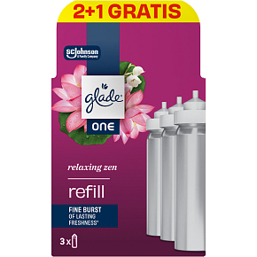 Glade ONE náhradní náplně do osvěžovače vzduchu Relaxing Zen 3×10 ml, 30 ml Glade ONE náhradní náplně do osvěžovače vzduchu Relaxing Zen 3×10 ml, 30 ml