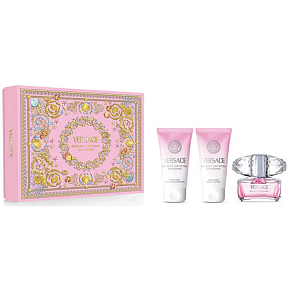 Versace Bright Crystal toaletní voda 50 ml + tělové mléko 50 ml + sprchový gel 50 ml, dárková sada pro ženy Versace Bright Crystal toaletní voda 50 ml + tělové mléko 50 ml + sprchový gel 50 ml, dárková sada pro ženy