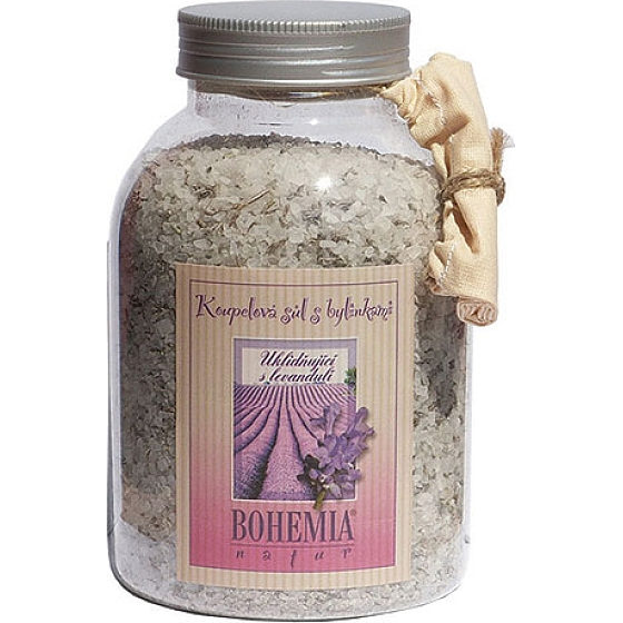 Bohemia Gifts Levandule s bylinkami Uklidňující sůl do koupele 1,2 kg