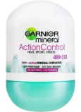 Garnier Mineral Action Control kuličkový deodorant bez alkoholu roll-on pro ženy 50 ml