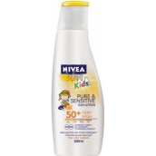 Nivea Sun Kids Pure & Sensitive OF50+ mléko na opalování pro děti 200 ml