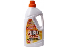 Pulirapid Casa Agrumi s vůní citrusového ovoce univerzální tekutý čistič se čpavkem a alkoholem na všechny domácí omyvatelné povrchy 1,5 l