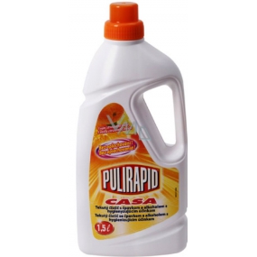 Pulirapid Casa Agrumi s vůní citrusového ovoce univerzální tekutý čistič se čpavkem a alkoholem na všechny domácí omyvatelné povrchy 1,5 l