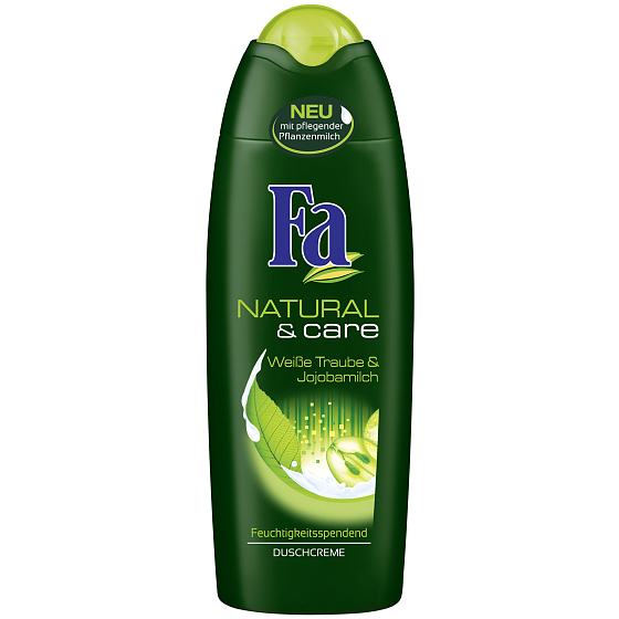 Fa Natural & Care Bílý hrozen a jojobové mléko sprchový gel 250 ml